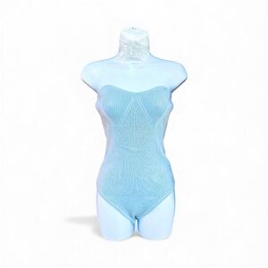 Le lis knit strapless bodysuit